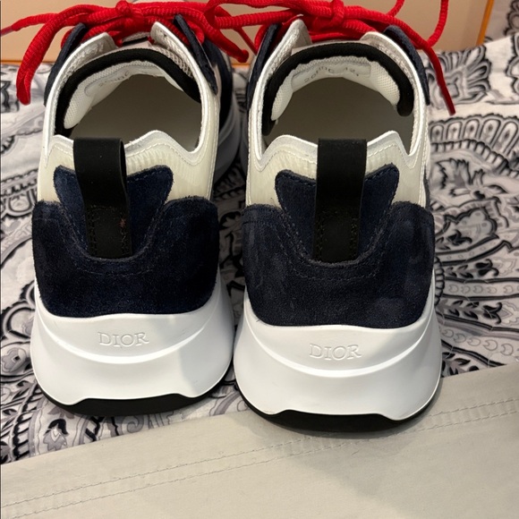 Dior Blue and Gray B25 Runner Sneakers - Picture 7 of 11
